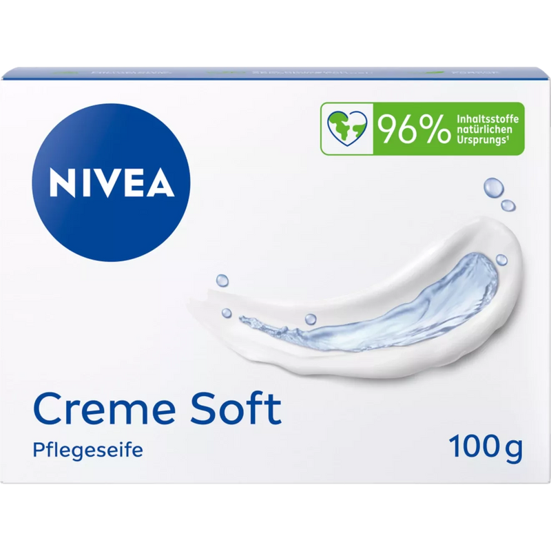 NIVEA Creme Soft verzorgingszeep, 100 g