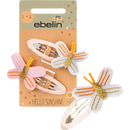 Pinces à cheveux ebelin avec papillons en feutre, 2 pièces.