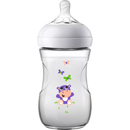 Philips AVENT Babyfles Natural 2.0 paars met siliconenspeen, 0-6 maanden, 260ml, 1 stuk