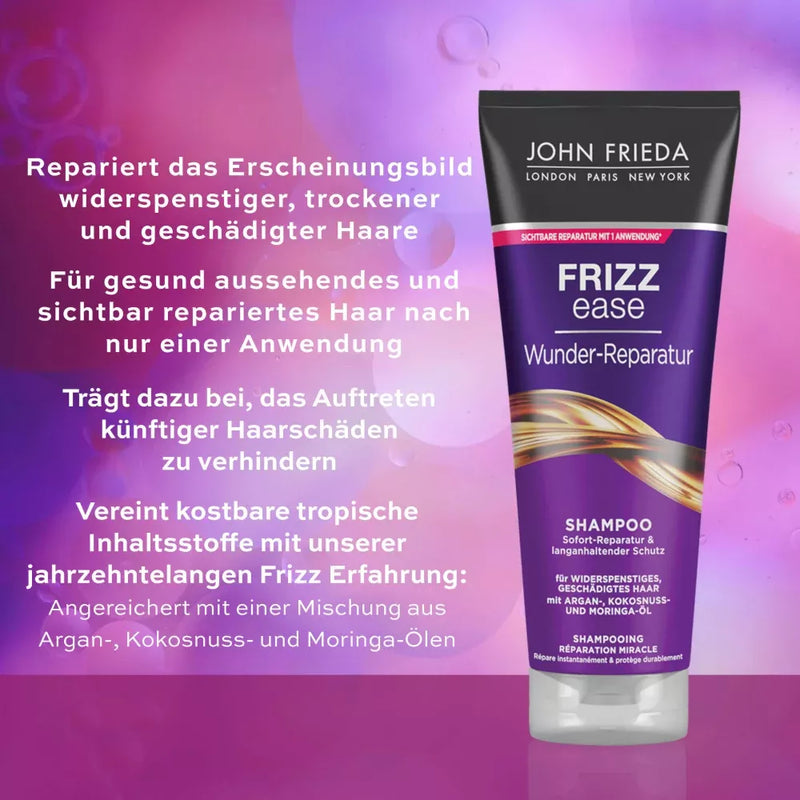 John Frieda Shampoo Frizz Ease Miracle Repair, 250 ml