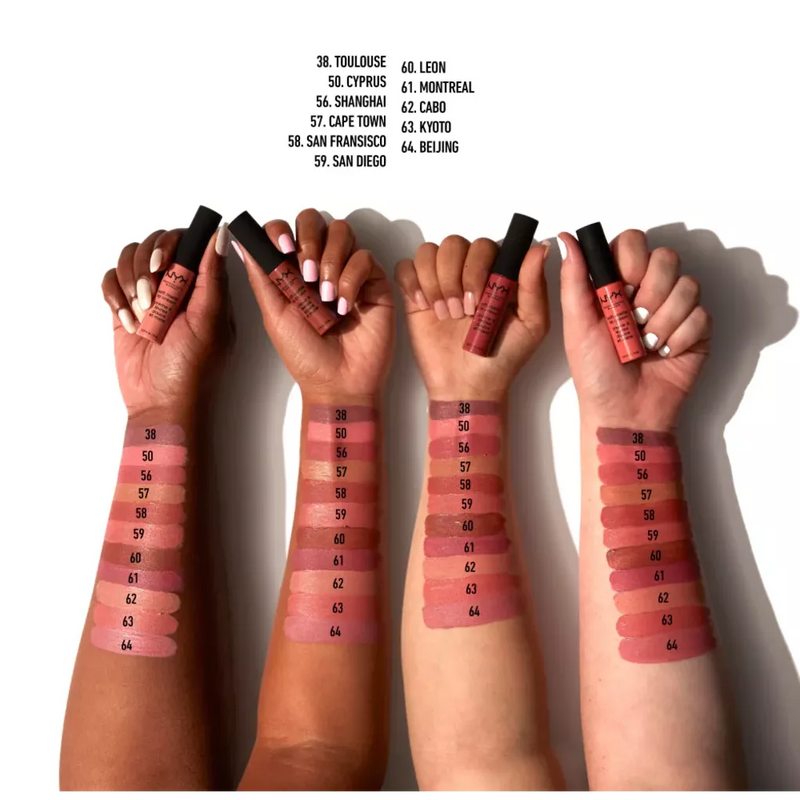 NYX PROFESSIONAL MAKEUP Lipstick Zachte Matte Crème 50 Cyprus, 8 ml