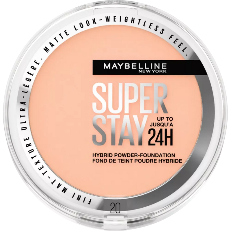 Maybelline New York Foundation Poeder Super Stay Hybrides 20, 9 g