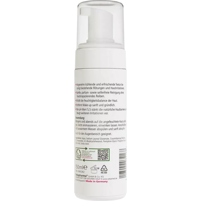 sebamed Reinigingsschuim Anti Roodheid, 150 ml