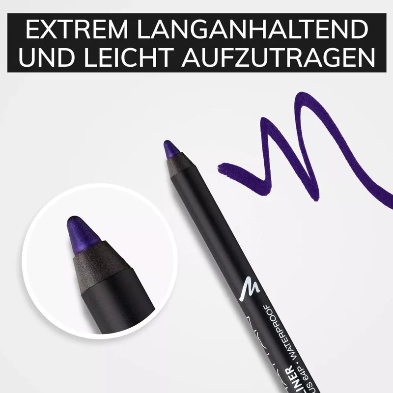 MANHATTAN Cosmetics Eyeliner X-Act waterproof Purplelicious 64P, 1.2 g