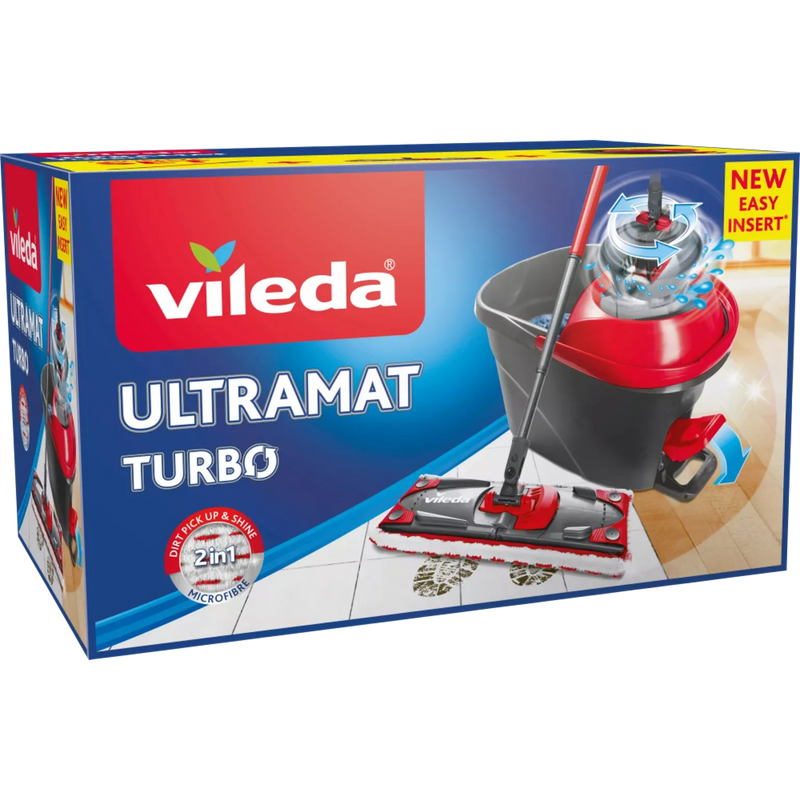 Vileda Mop Systems Ultramat Turbo Complete Set, 1 stuk