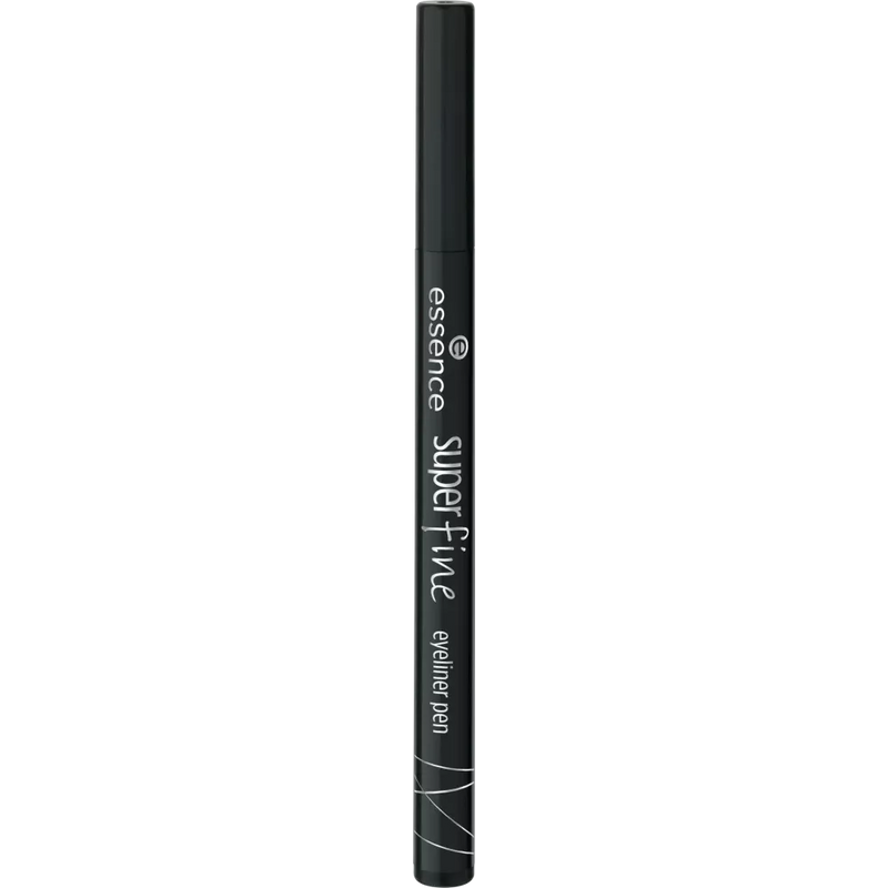essence cosmetics Eyeliner super fijne pen diep zwart 01, 1 ml