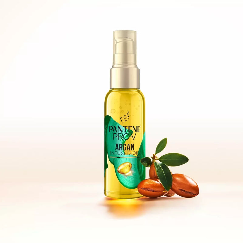 PANTENE PRO-V Haarbehandeling Smooth & Silky Arganolie Argan Infused Oil, 100 ml
