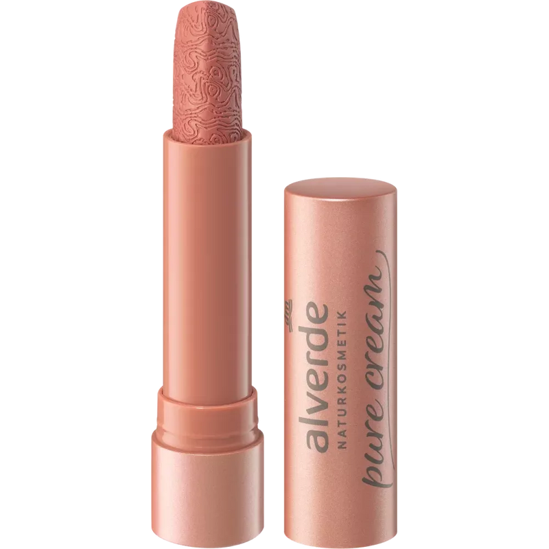 alverde NATURKOSMETIK Lipstick Pure Cream 10 Soft Smile, 3,8 g