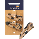 ebelin Haarclips in T-shell optiek, 2 stuks.