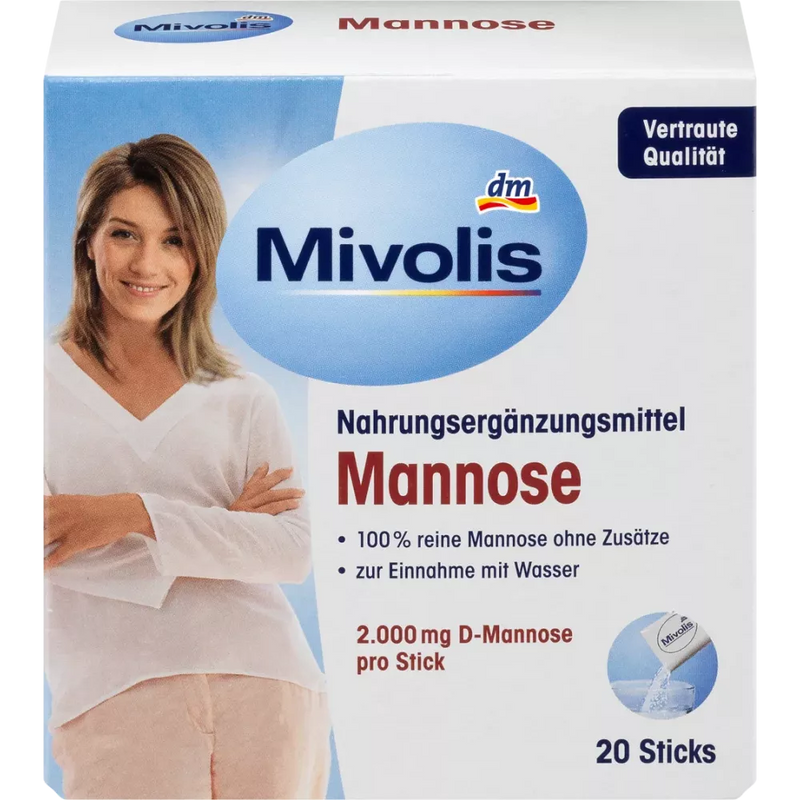Mivolis Mannose 20 staafjes, 40 g