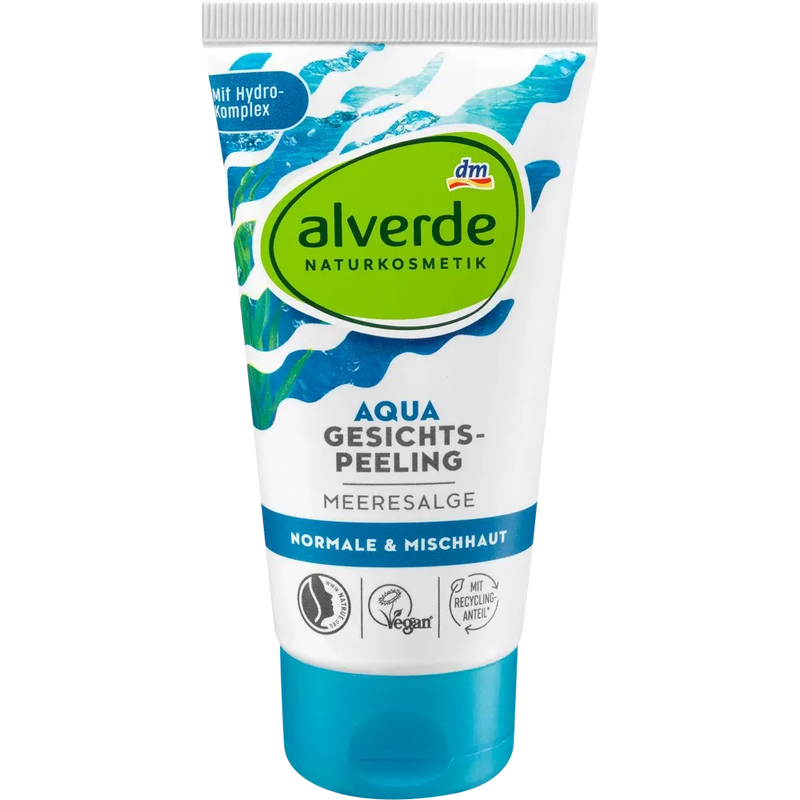 alverde NATURKOSMETIK Peeling Aqua, 75 ml