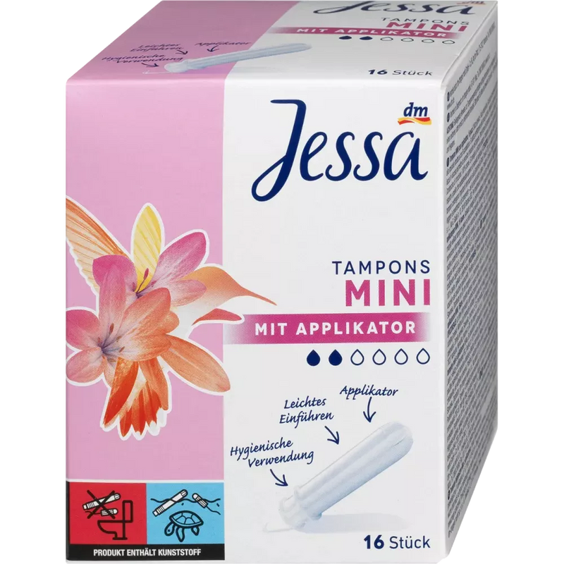 Jessa Tampons Applicator Mini, 16 stuks