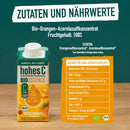 hohes C Sapconcentraat, biologische essence, milde sinaasappel met acerola, 0,2 l