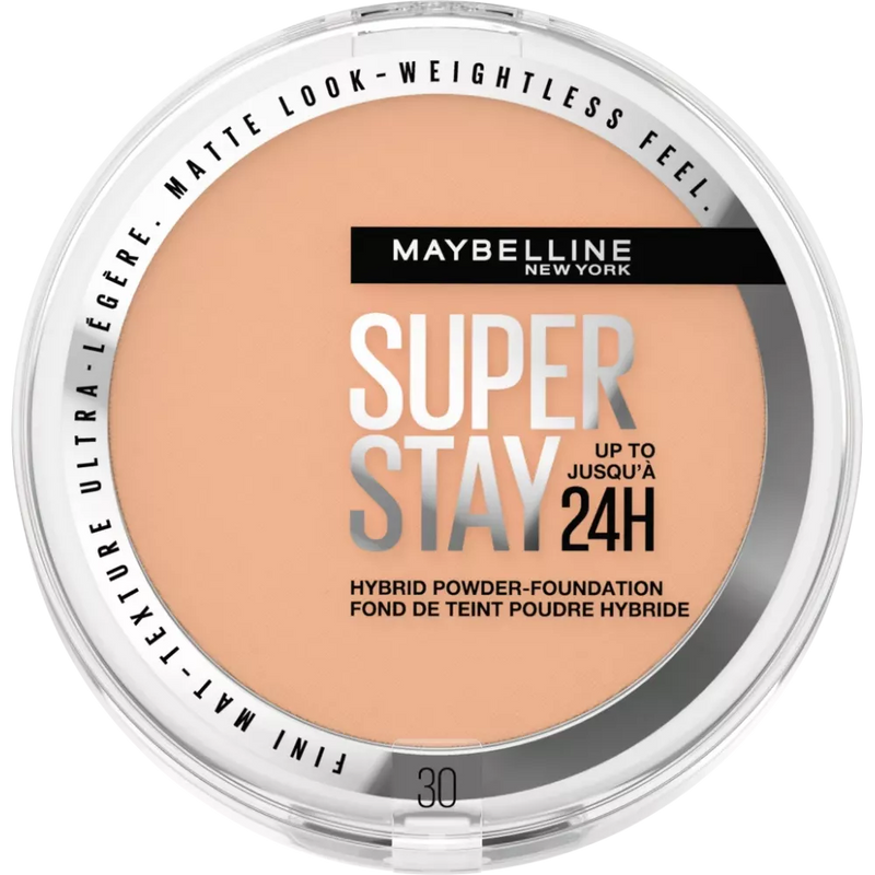 Maybelline New York Foundation Poeder Super Stay 30 Hybriden, 9 g