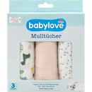 babylove Gaasdoekjes dino/roze, 3 stuks.