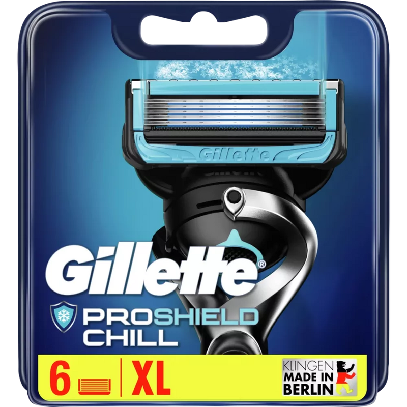 Gillette Scheermesjes, ProShield Chill, 6 stuks