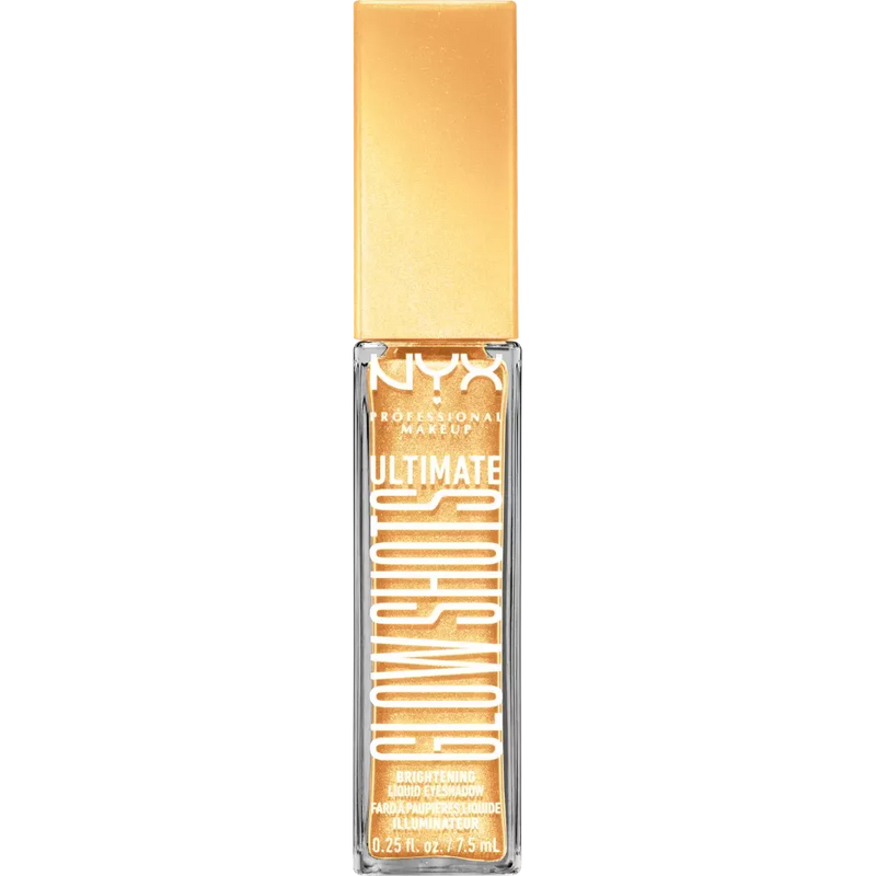 NYX PROFESSIONAL MAKEUP Fard à paupières Ultimate Glow Shots 07 Lemon Slayed, 1 pièce
