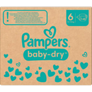 Couches Pampers Baby Dry Gr.6 Extra Large (13-18 kg), boîte mensuelle, 148 pièces.