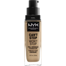 NYX PROFESSIONAL MAKEUP Fond de teint Can't Stop Won't Stop Beige 24 heures 11, 30 ml