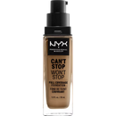 NYX PROFESSIONAL MAKEUP Fond de teint Can't Stop Won't Stop 24 heures Brun neutre 12.7, 30 ml
