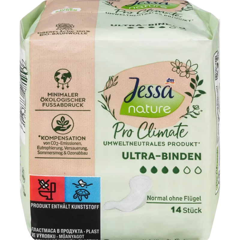 Jessa Pro Climate Ultra pads natuur, 14 stuks