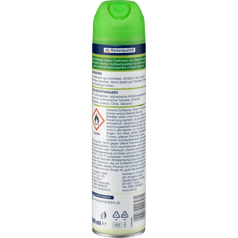 Denkmit Green Freshness geurspray, 300 ml