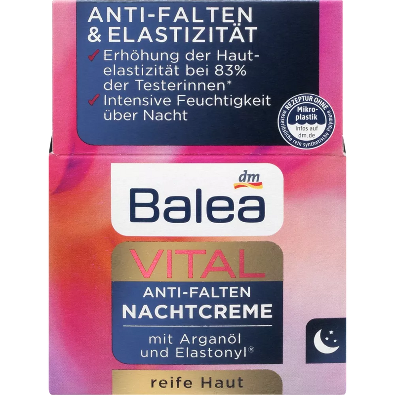 Balea Nachtcrème Vital Anti-Rimpel, 50 ml