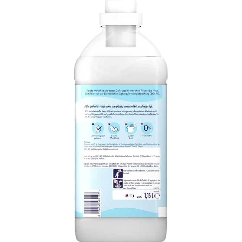 LENOR Adoucissant liquide coup de Foudre 1.15l pas cher LENOR Adoucissant liquide coup de Foudre 1.15l pas cher