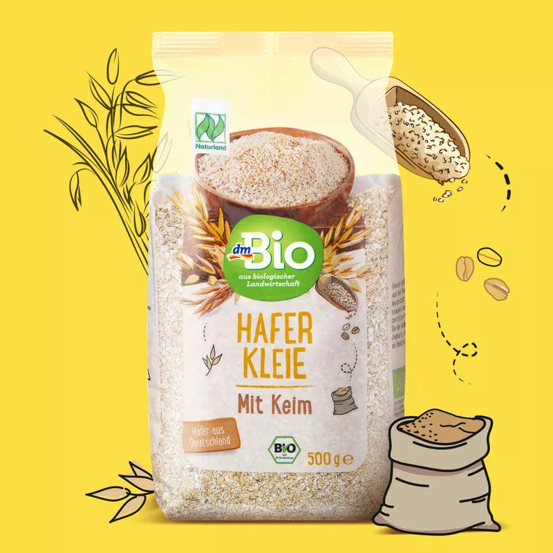 dmBio Haverzemelen met kiem Naturland, 500 g