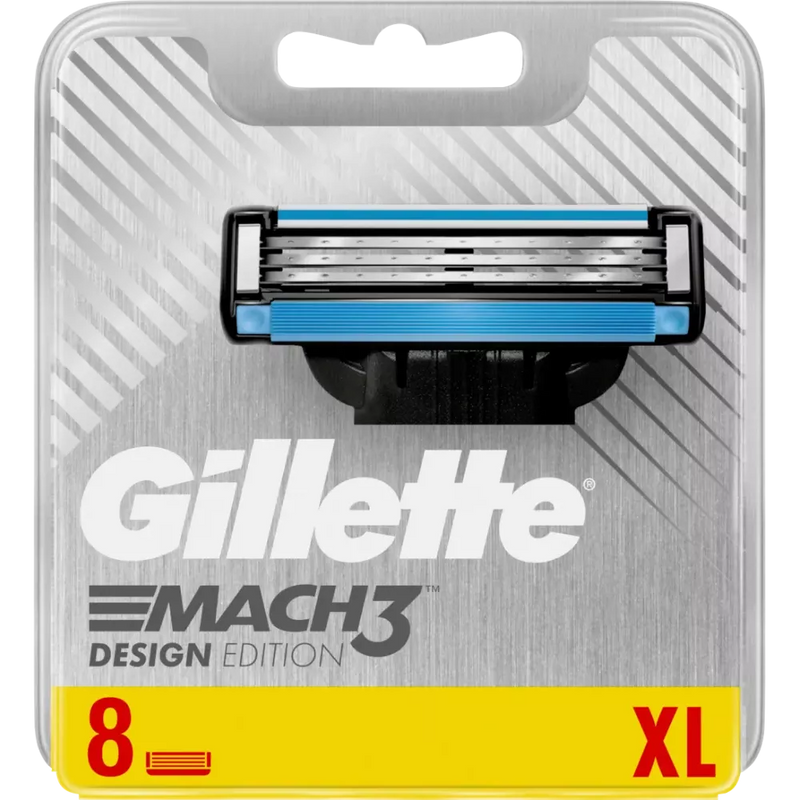 Gillette Scheermesjes, Mach3 Design Edition, 8 stuks