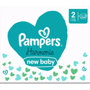 Couches Pampers Harmonie taille 2 Mini (4-8 kg), boîte mensuelle, 240 pièces.