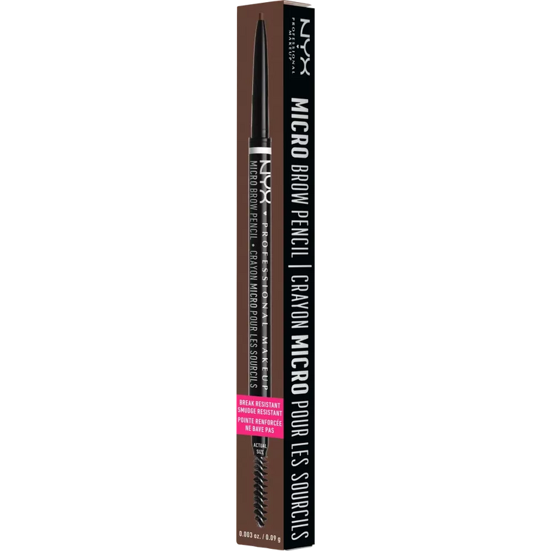 NYX PROFESSIONAL MAKEUP Wenkbrauwpotlood Micro 07 Espresso, 0,5 g