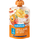 babylove Squeeze bag pomme &amp; mangue en pêche à l'avoine recyclable dès 1 an, 100 g