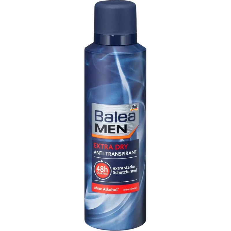 Balea MEN Deo Spray Antiperspirant extra droog, 200 ml