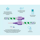 TePe Interdentale ragers violet 1.1mm ISO 6, 8 stuks.