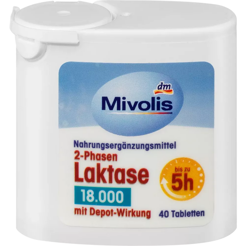 Mivolis 2-fase lactase 18.000, 40 stuks, 20 g