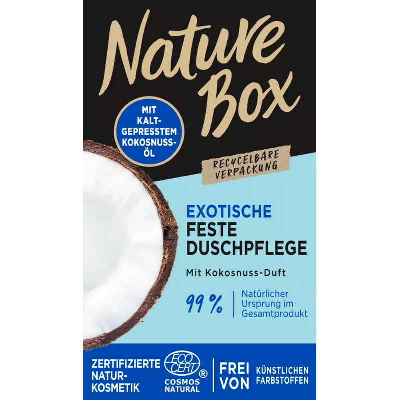 Nature Box Vaste douche kokosolie, 100 g