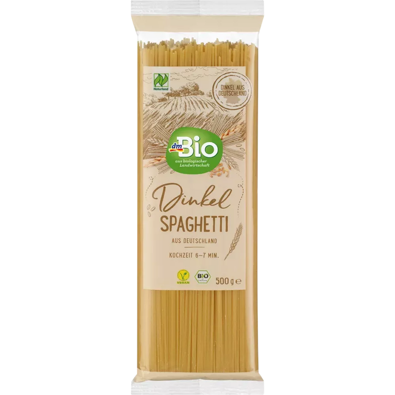 dmBio Pasta, Spelt Spaghetti, 500 g