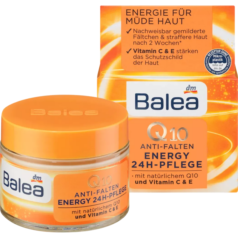 Balea Q10 Anti Wrinkle Energy 24h Dagcrème, 50 ml