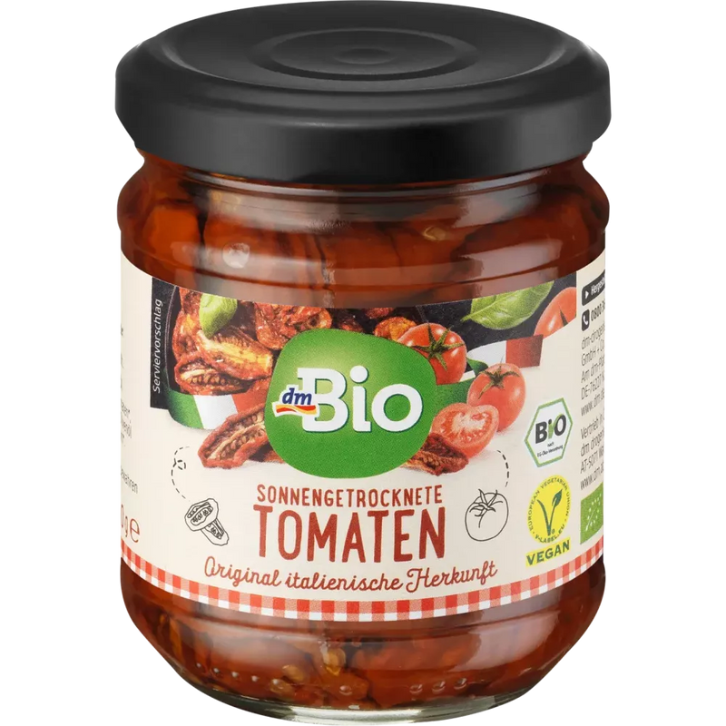 dmBio Tomaten, zongedroogd, ingemaakt in olie, 180 g