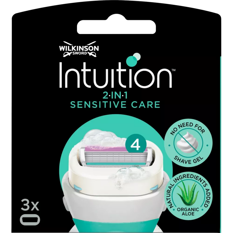 Wilkinson Scheerbladen, Intuition Sensitive Care, 3 stuks