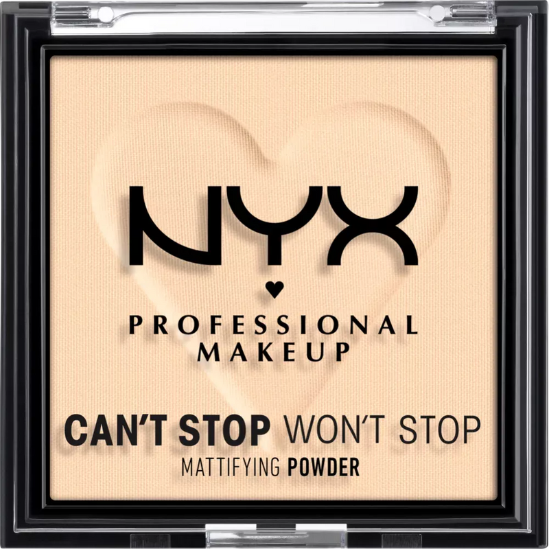 NYX PROFESSIONAL MAKEUP Poeder Can't Stop Won't Stop matteren Fair 01, 6 g
