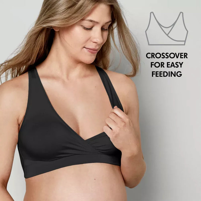 Medela Zwangerschaps- en borstvoedingsbustier Keep Cool Sleep, zwart, maat L, 1 st.