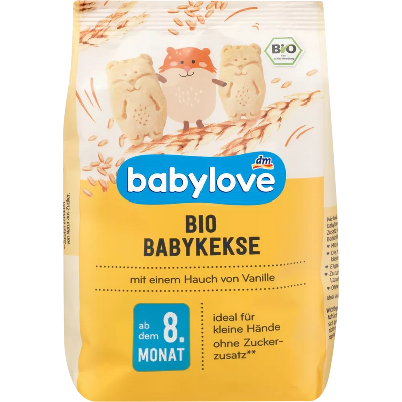 babylove Kindersnack babykoekjes vanaf de 8e maand, 125 g