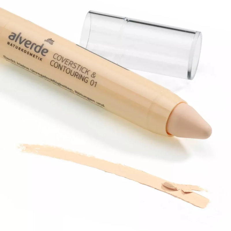 alverde NATURKOSMETIK Coverstick & Contouring 01, 3 ml