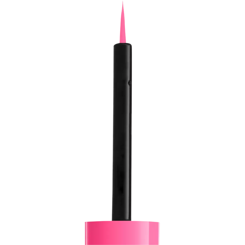 NYX PROFESSIONAL MAKEUP Vloeibare Eyeliner Matte Levendige Helder 08 Roze Niet Tweemaal, 2 ml