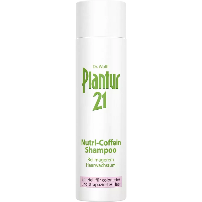 Plantur 21 Shampoo Nutri-Cafeïne Gekleurd en Beschadigd Haar, 250 ml