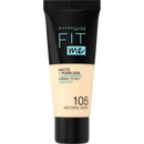 Maybelline New York Make-up Fit Me Matte & Poreless 105 Natural Ivory, 30 ml