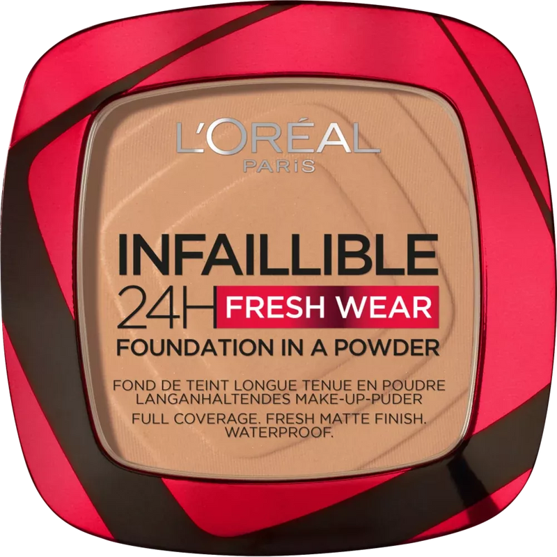 L'ORÉAL PARIS   Make-up poeder Infaillible 24H Fresh Wear 260 Golden Sun, 9 g