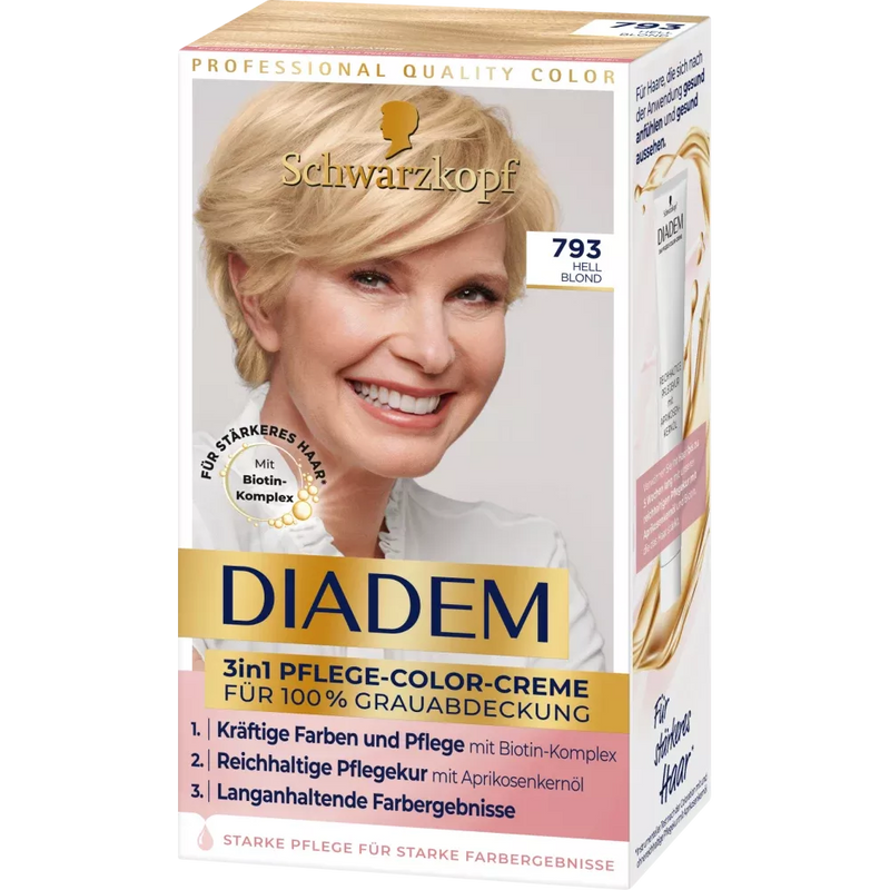 Schwarzkopf Diadem Haarkleur 793 Licht Blond, 1 st